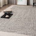 Motif gris pp tapis de tapis extérieur intérieur tissé